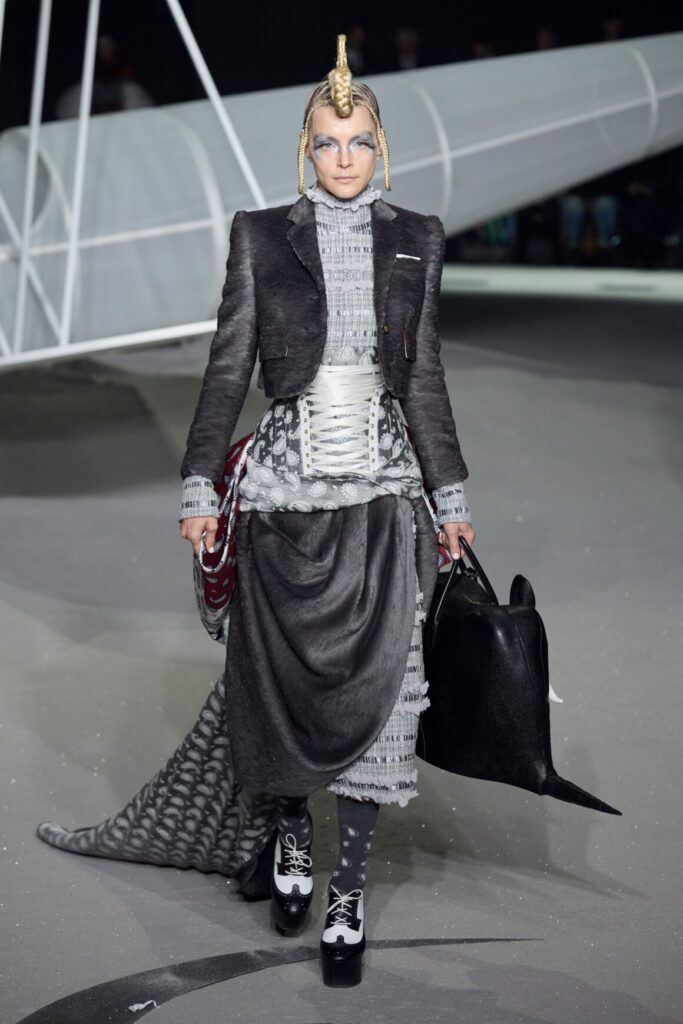 Thom Browne Returns to NYFW with Futuristic and Innovative Silhouettes