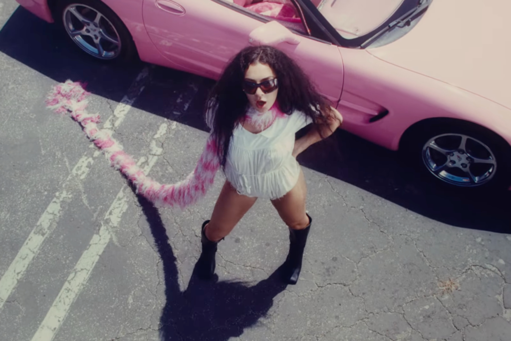 Charli XCX Burns Hot Pink Rubber in New 'Speed Drive' Video
