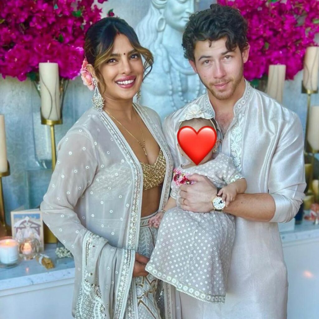 Priyanka Chopra wears her love for daughter Malti Marie with special necklace.